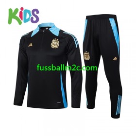 Argentinien Kinder Schwarz Sweatshirts Anzüge 2024